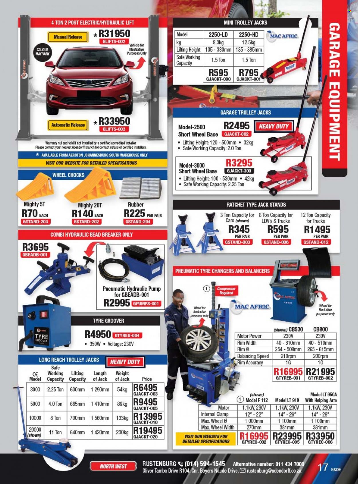 Adendorff Machinery Mart specials. Page 19