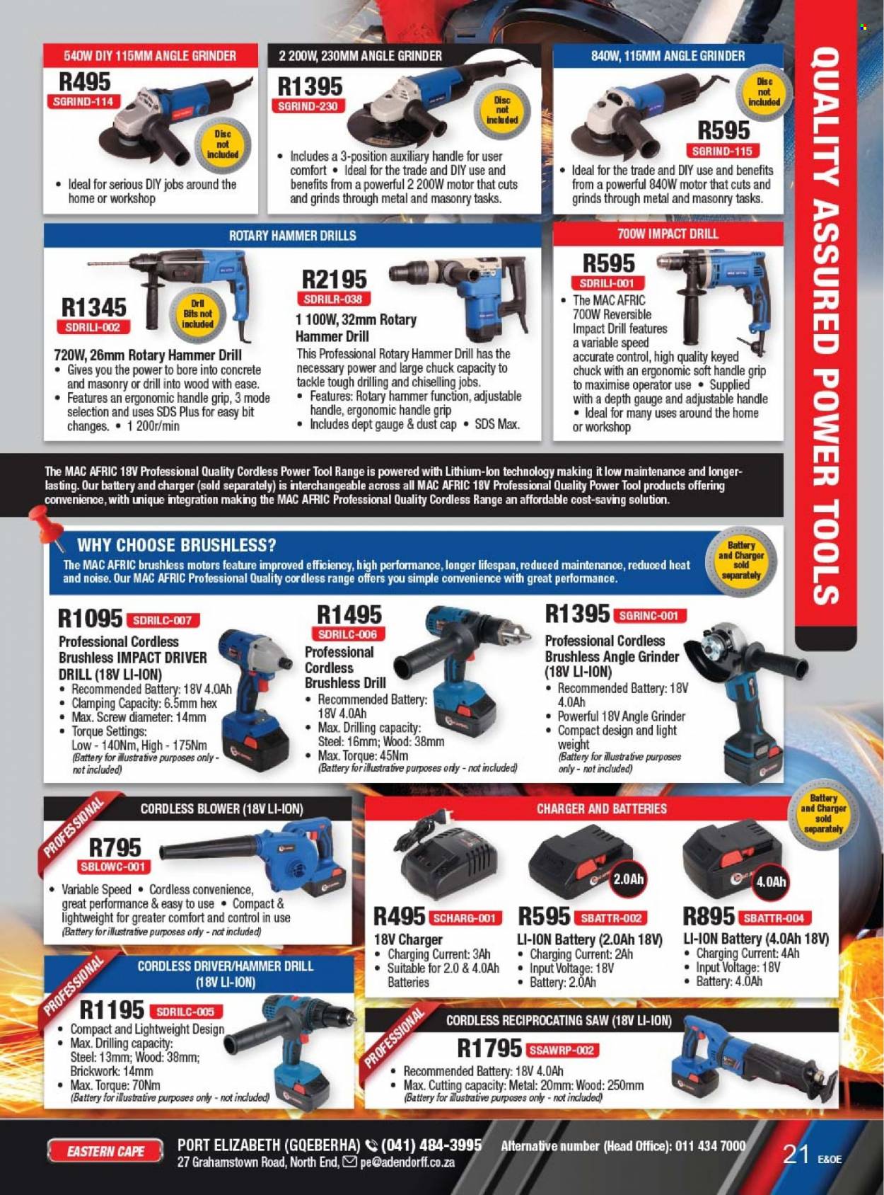 Adendorff Machinery Mart specials. Page 23