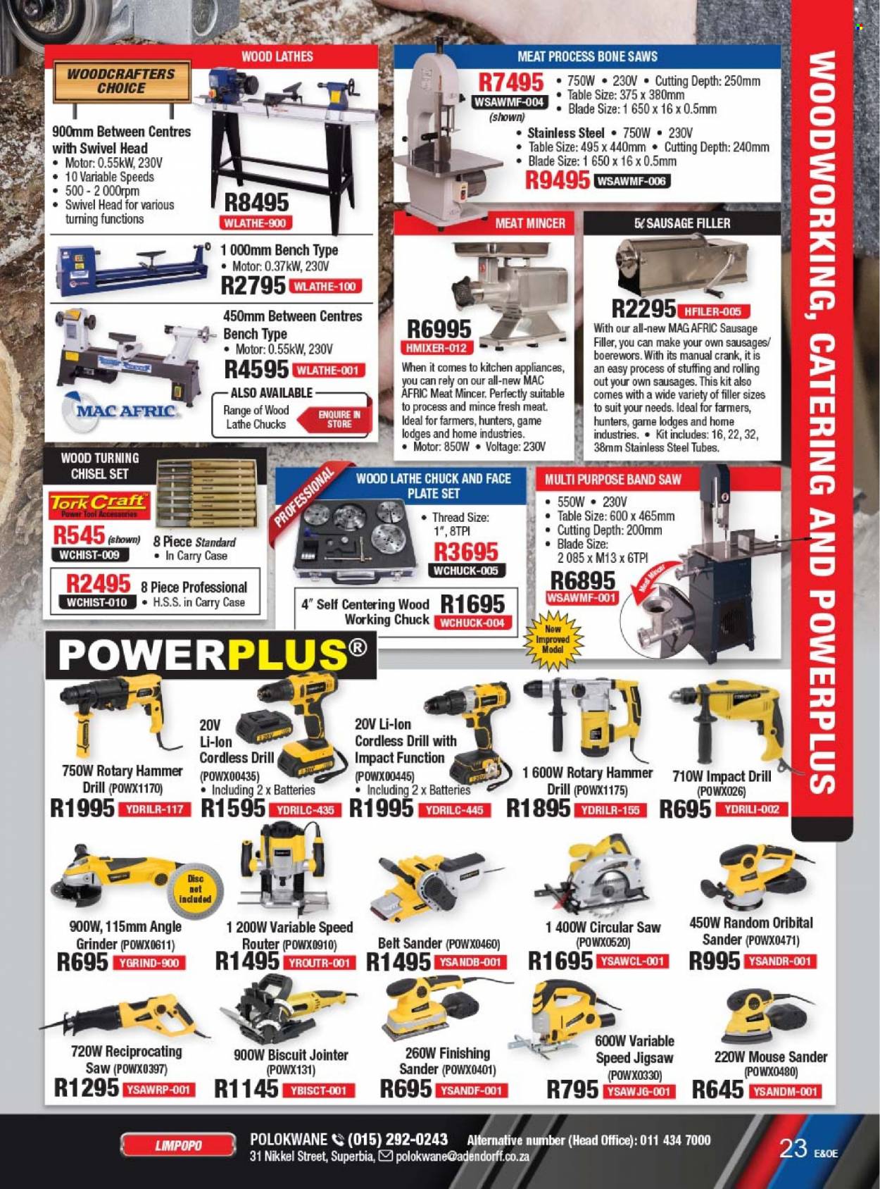 Adendorff Machinery Mart specials. Page 25