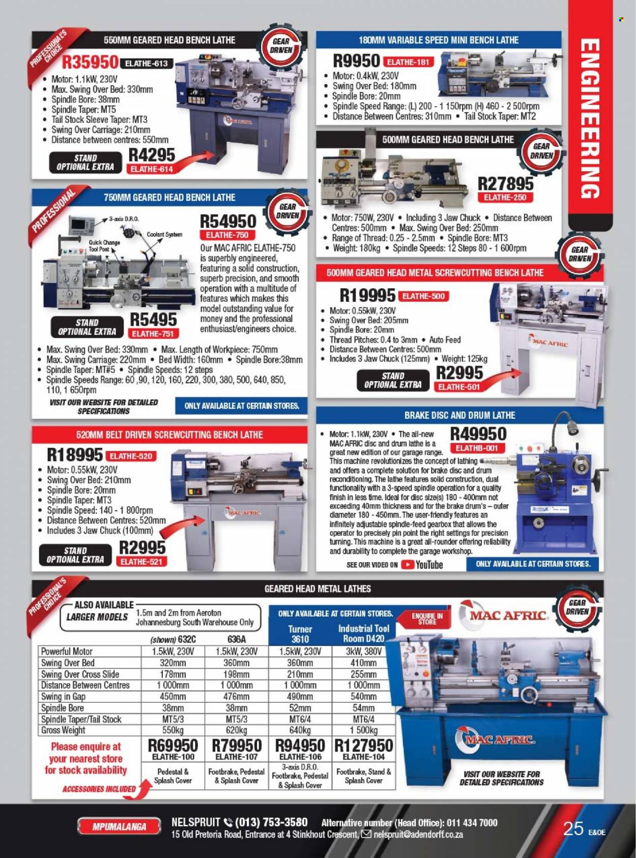 Adendorff Machinery Mart specials. Page 27