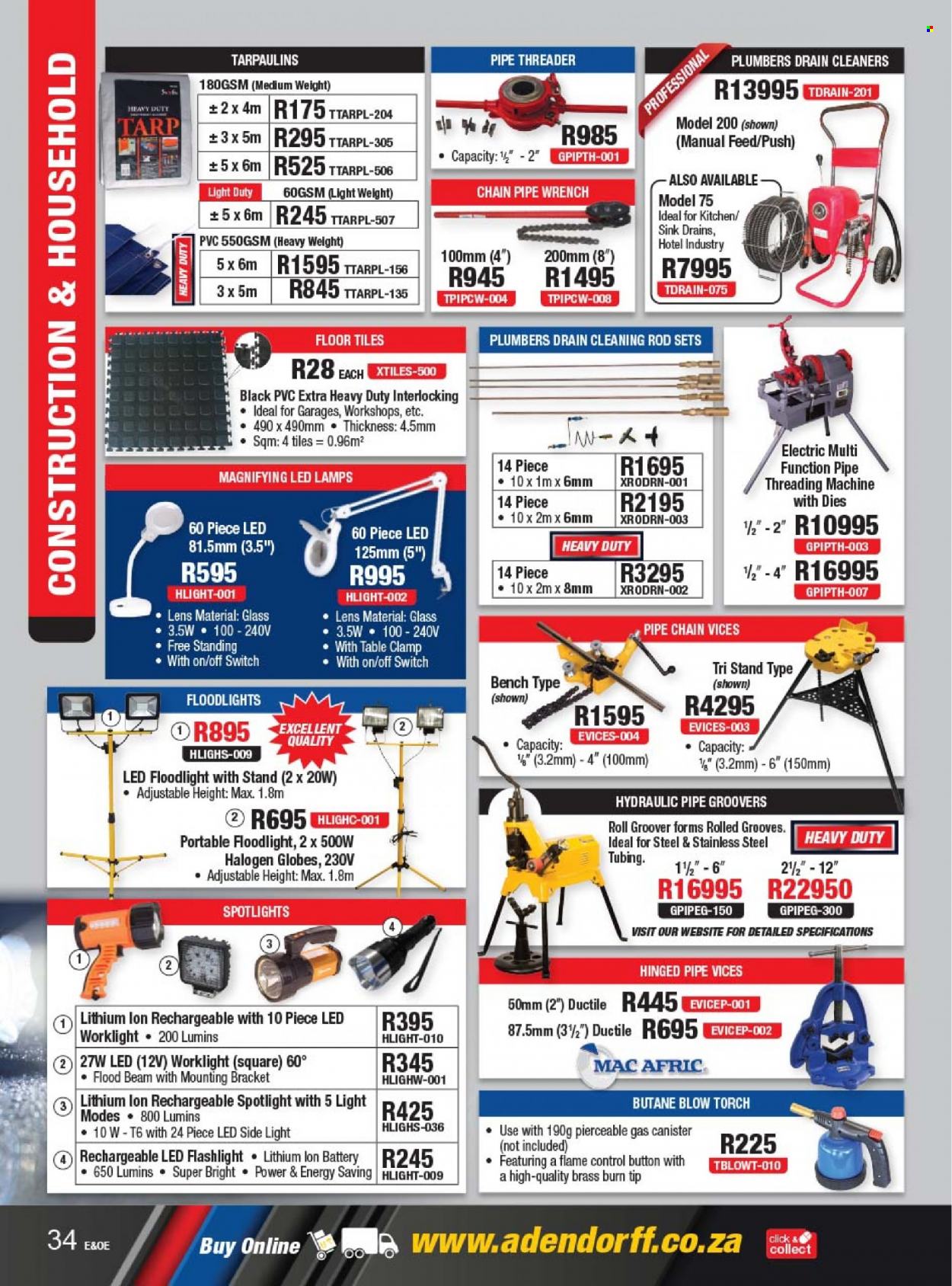 Adendorff Machinery Mart specials. Page 36