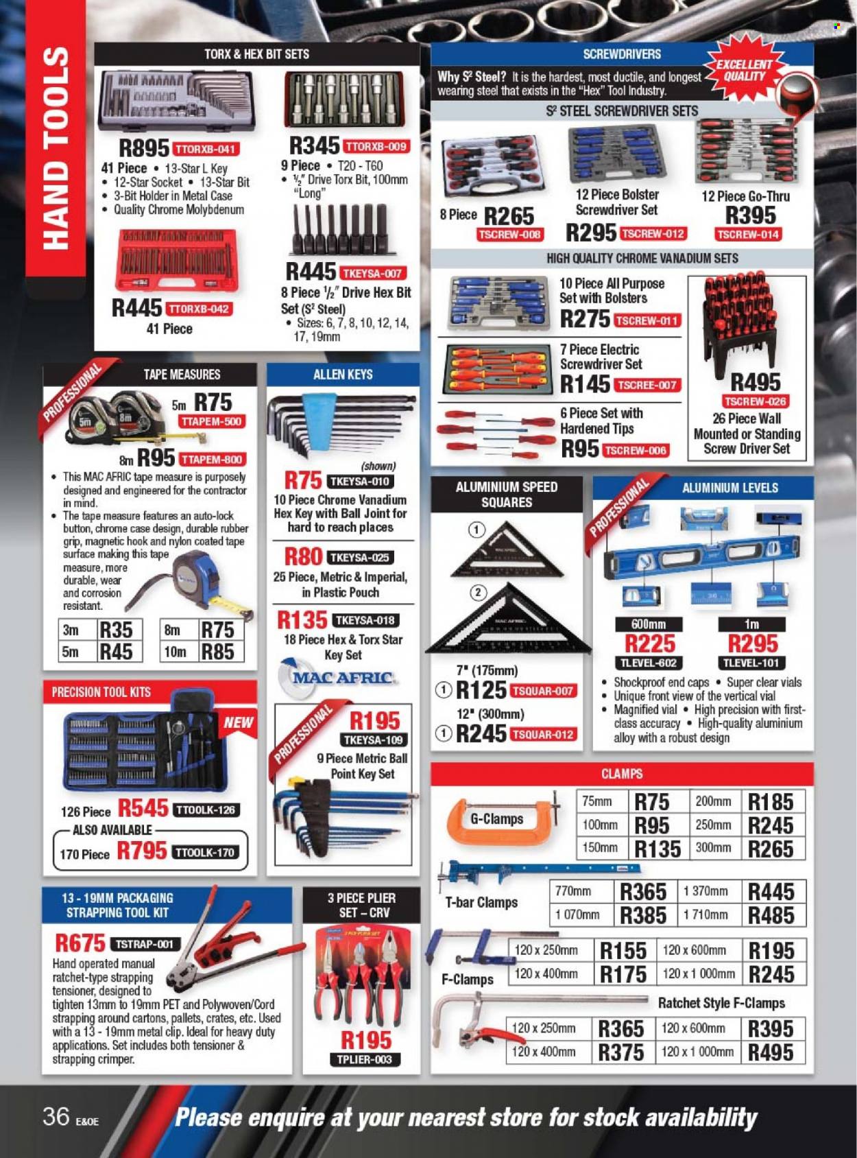 Adendorff Machinery Mart specials. Page 38