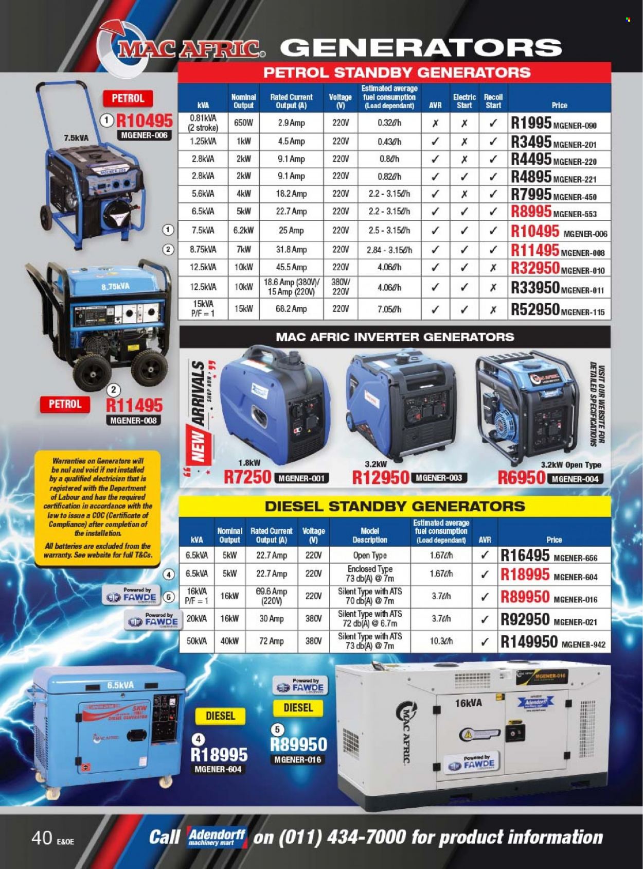 Adendorff Machinery Mart specials. Page 42