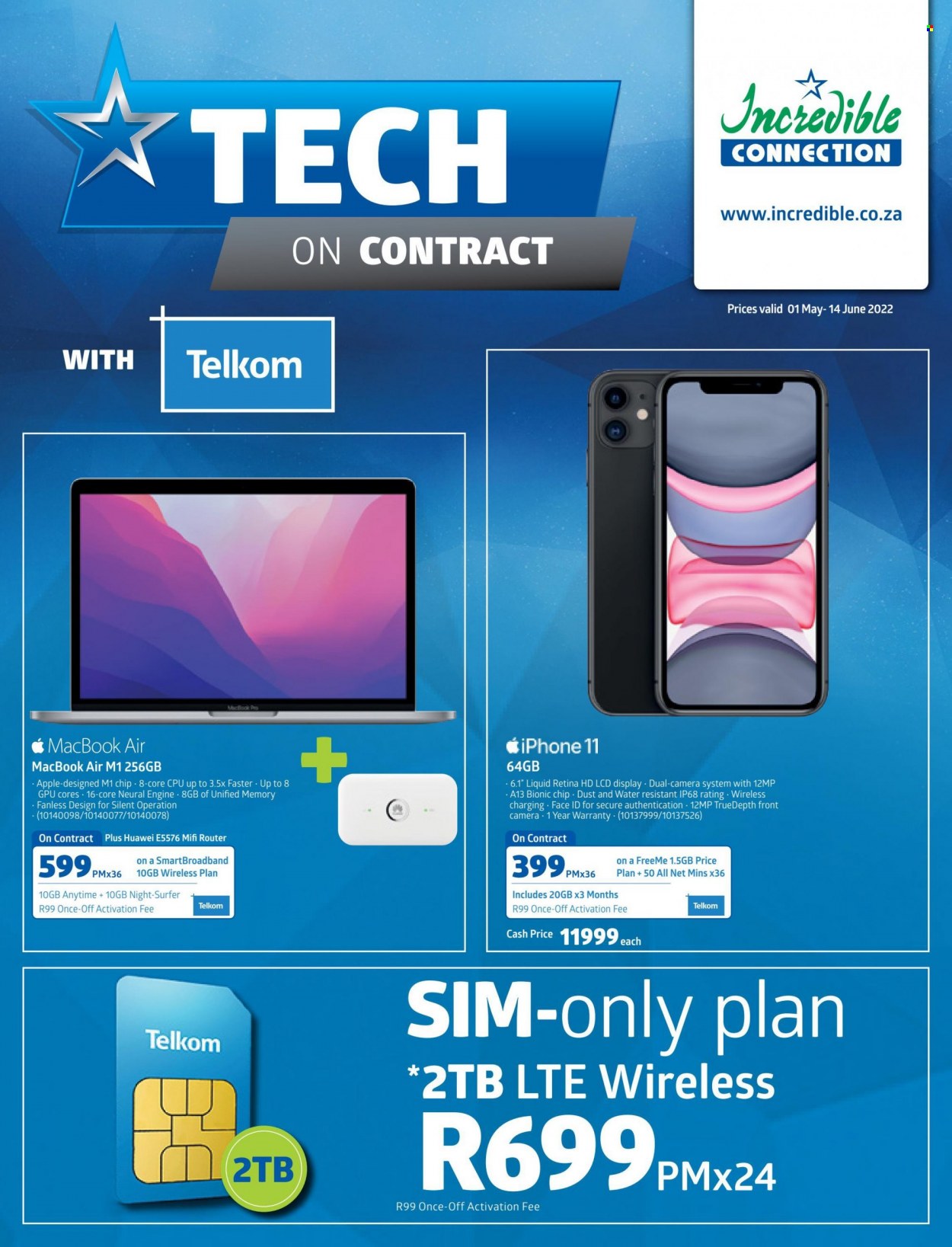 Incredible Connection specials - 01/05/2022 - 14/06/2022. Page 1