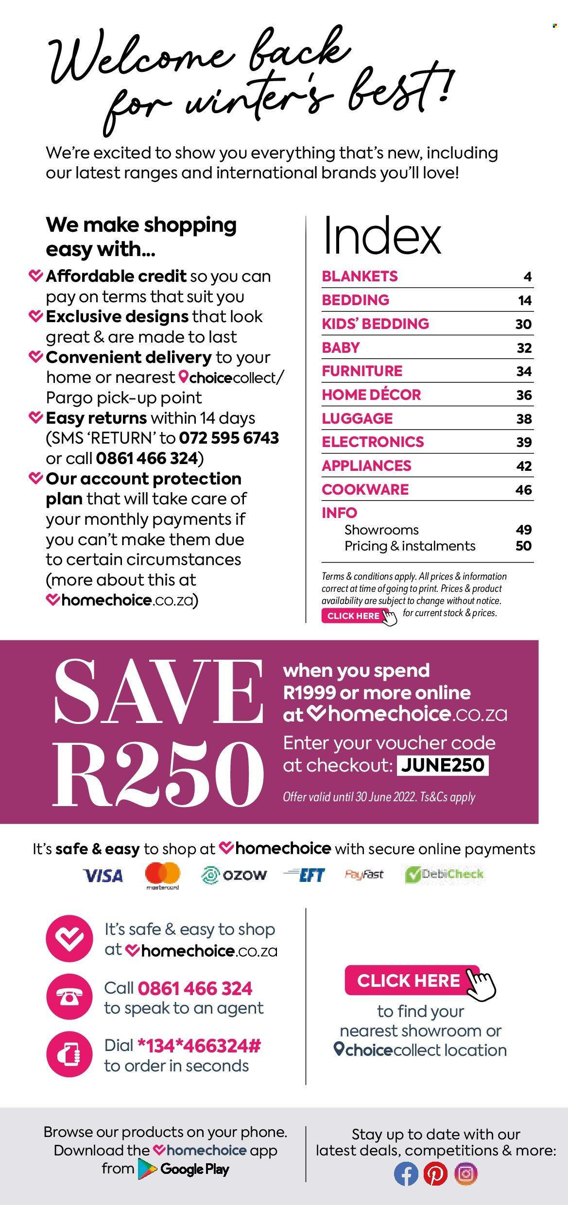 HomeChoice specials - 01/06/2022 - 30/06/2022. Page 2