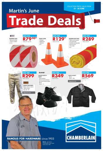 Chamberlain catalogue  - 01/06/2022 - 30/06/2022.
