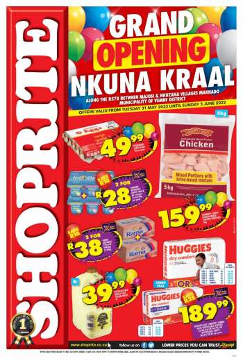 Shoprite catalogue  - 31/05/2022 - 05/06/2022.