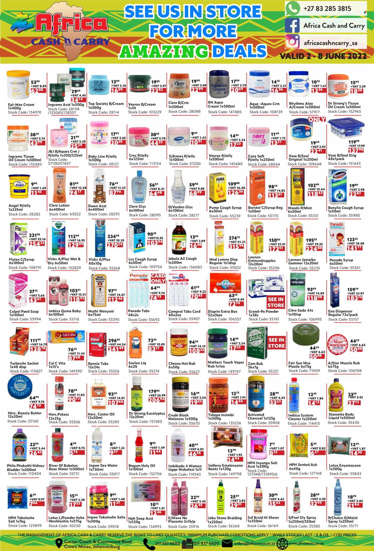 Africa Cash & Carry specials - 02/06/2022 - 08/06/2022. Page 1