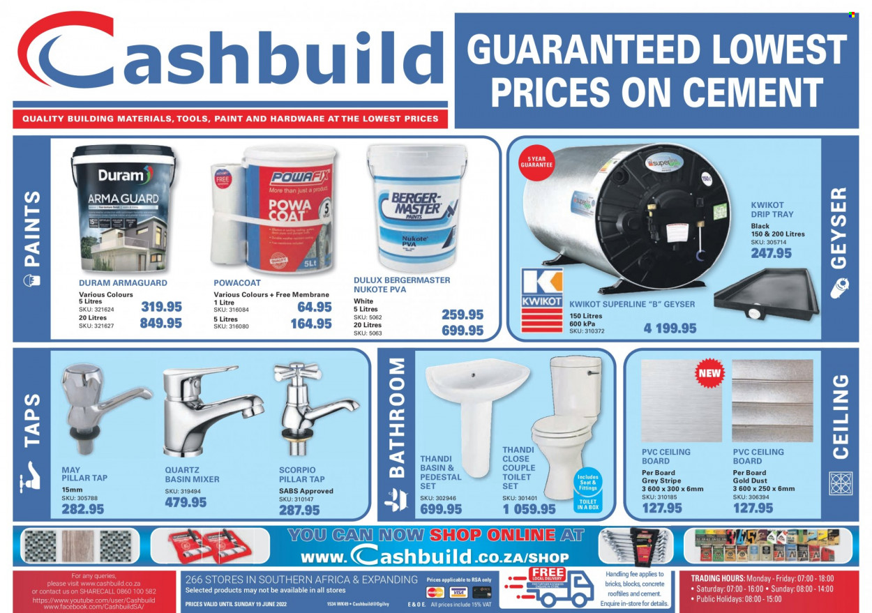 Cashbuild specials - 03/06/2022 - 19/06/2022. Page 1