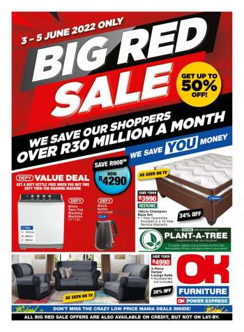 OK Furniture catalogue  - 03/06/2022 - 05/06/2022.
