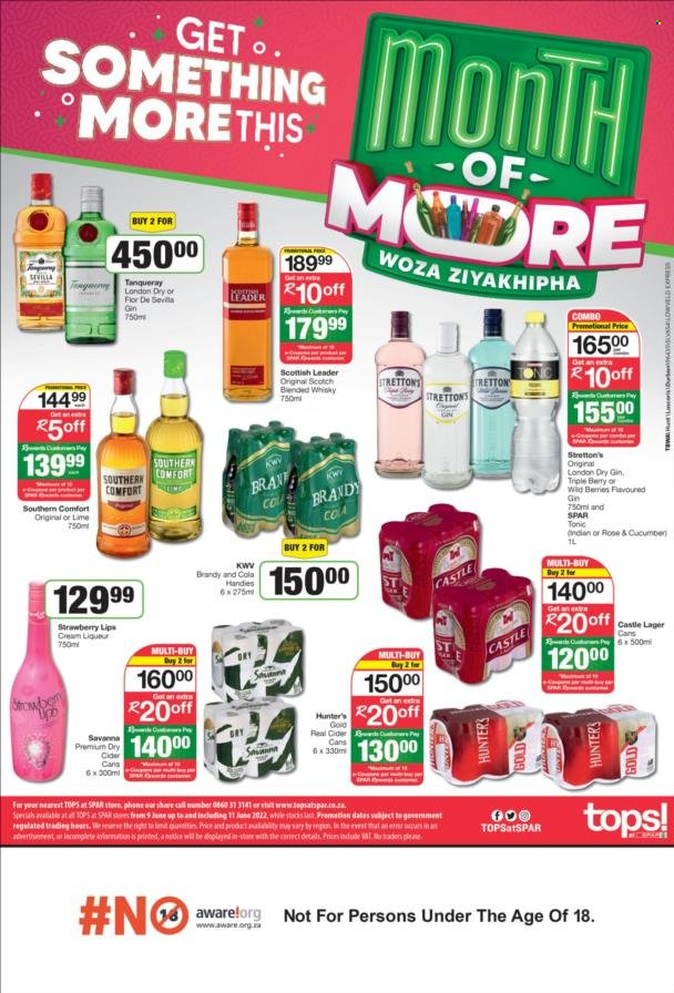 TOPS at SPAR specials - 09/06/2022 - 11/06/2022. Page 1