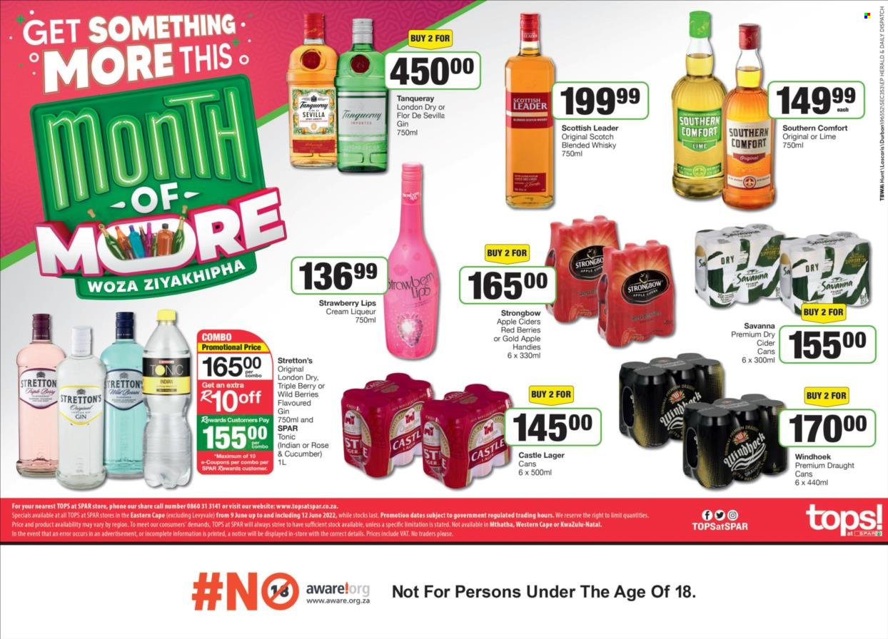 TOPS at SPAR specials - 09/06/2022 - 12/06/2022. Page 1