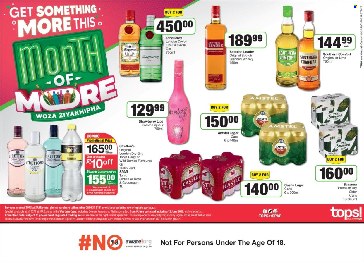 TOPS at SPAR specials - 09/06/2022 - 12/06/2022. Page 1