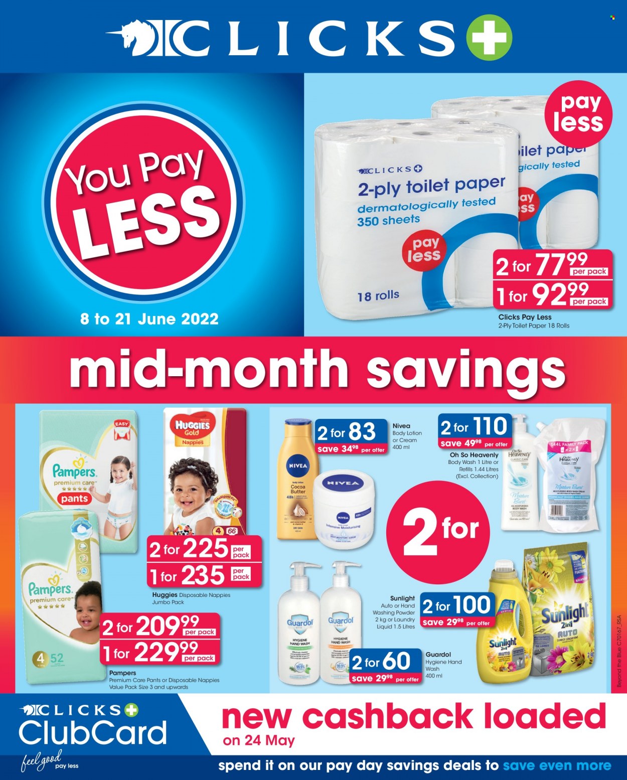 Clicks specials - 08/06/2022 - 21/06/2022. Page 1
