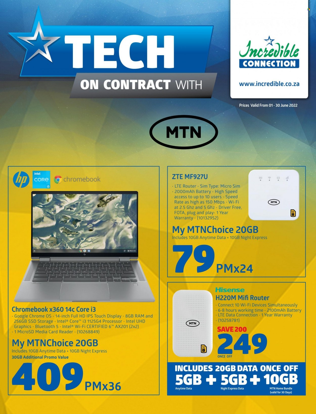 Incredible Connection specials - 01/06/2022 - 30/06/2022. Page 1