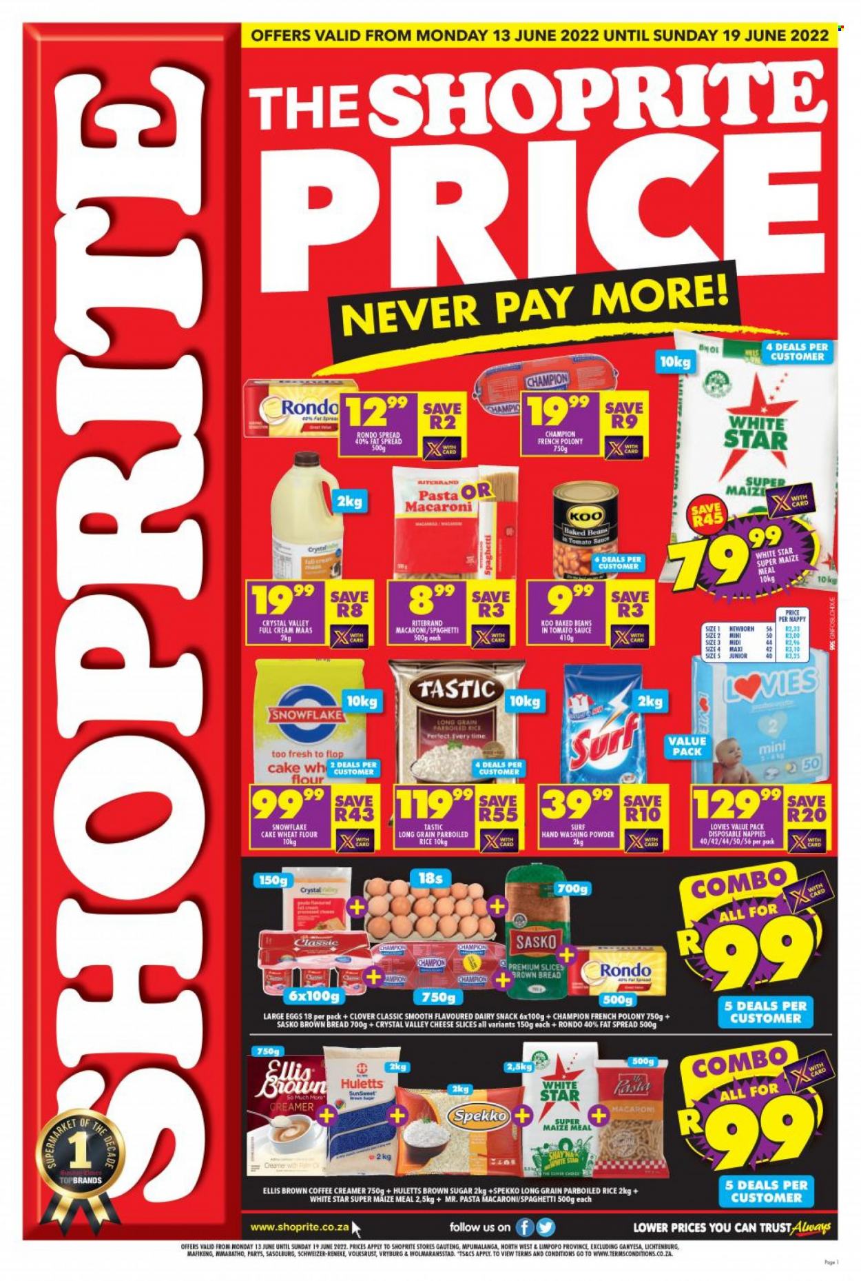Shoprite specials - 13/06/2022 - 19/06/2022. Page 1