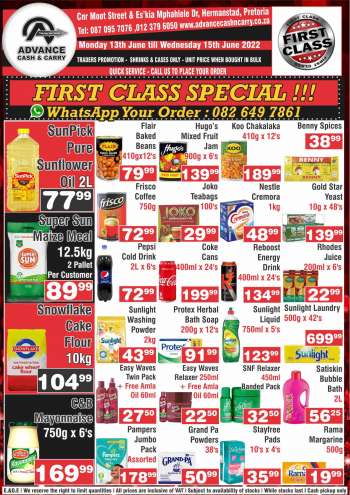 Advance Cash & Carry catalogue  - 13/06/2022 - 15/06/2022.