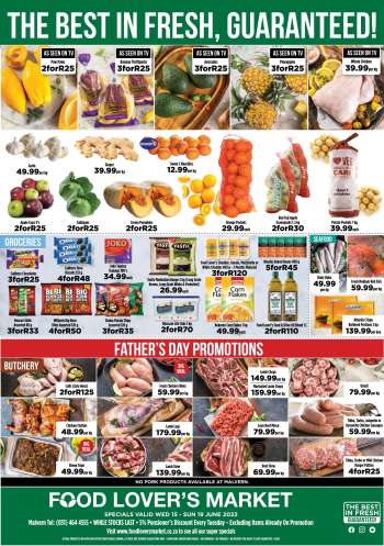Food Lover's Market catalogue  - 15/06/2022 - 19/06/2022.