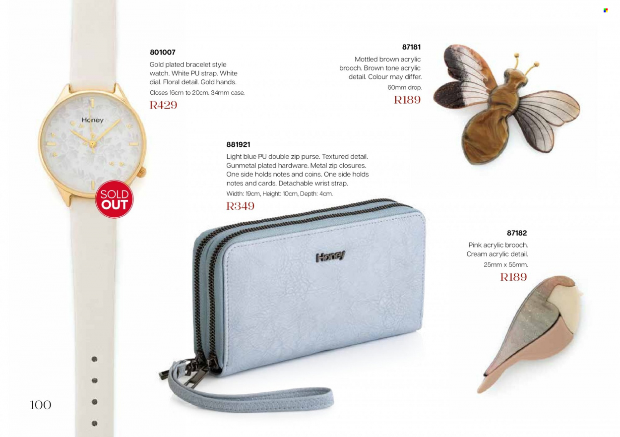 Honey specials. Page 102