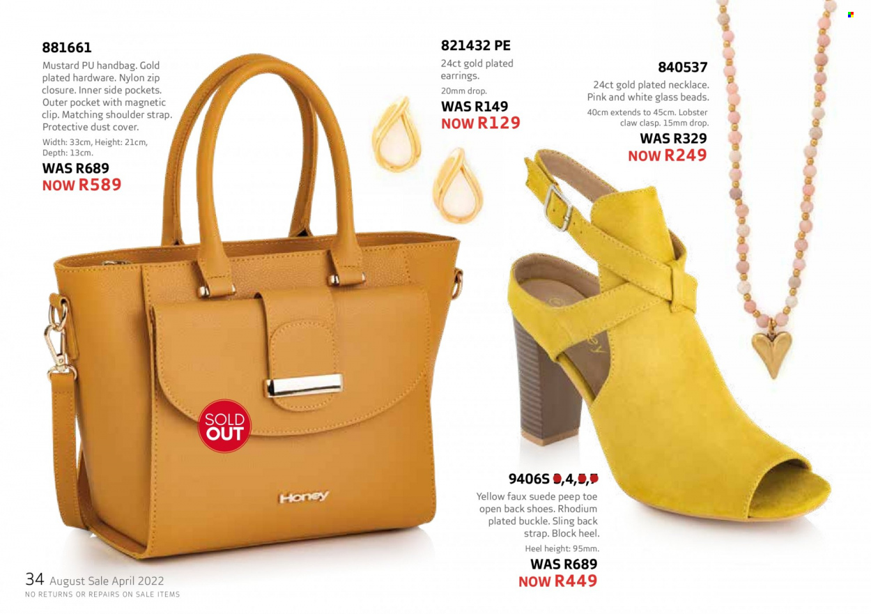 Honey specials. Page 36