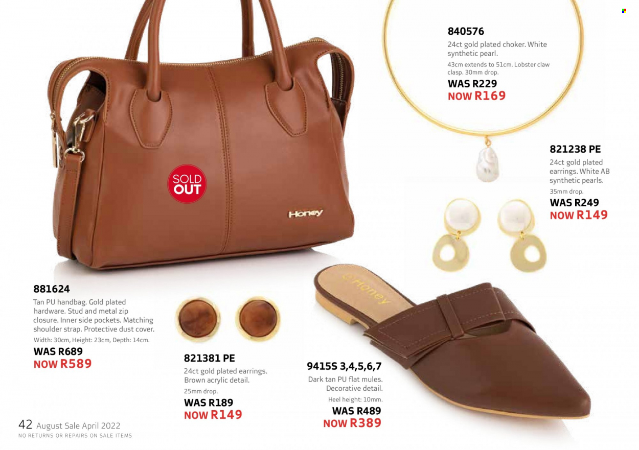 Honey specials. Page 44
