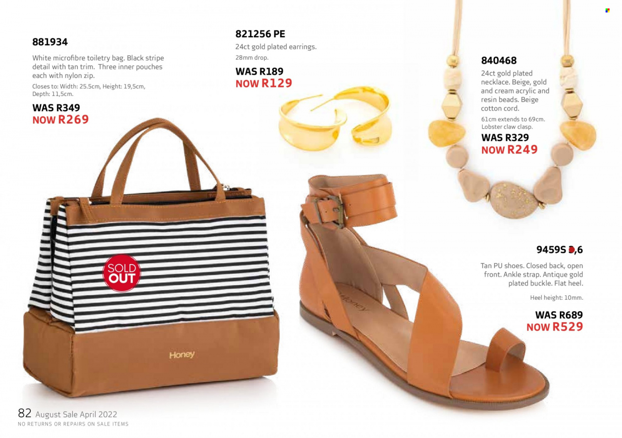 Honey specials. Page 84