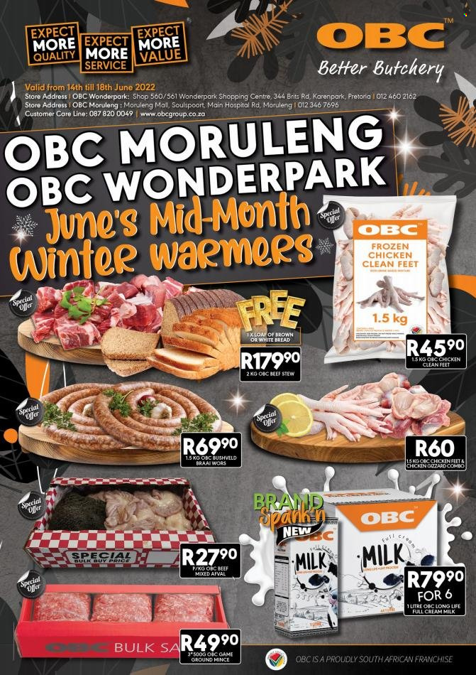 OBC specials - 14/06/2022 - 18/06/2022. Page 1
