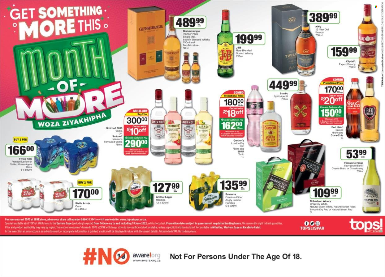 TOPS at SPAR specials - 16/06/2022 - 18/06/2022. Page 1