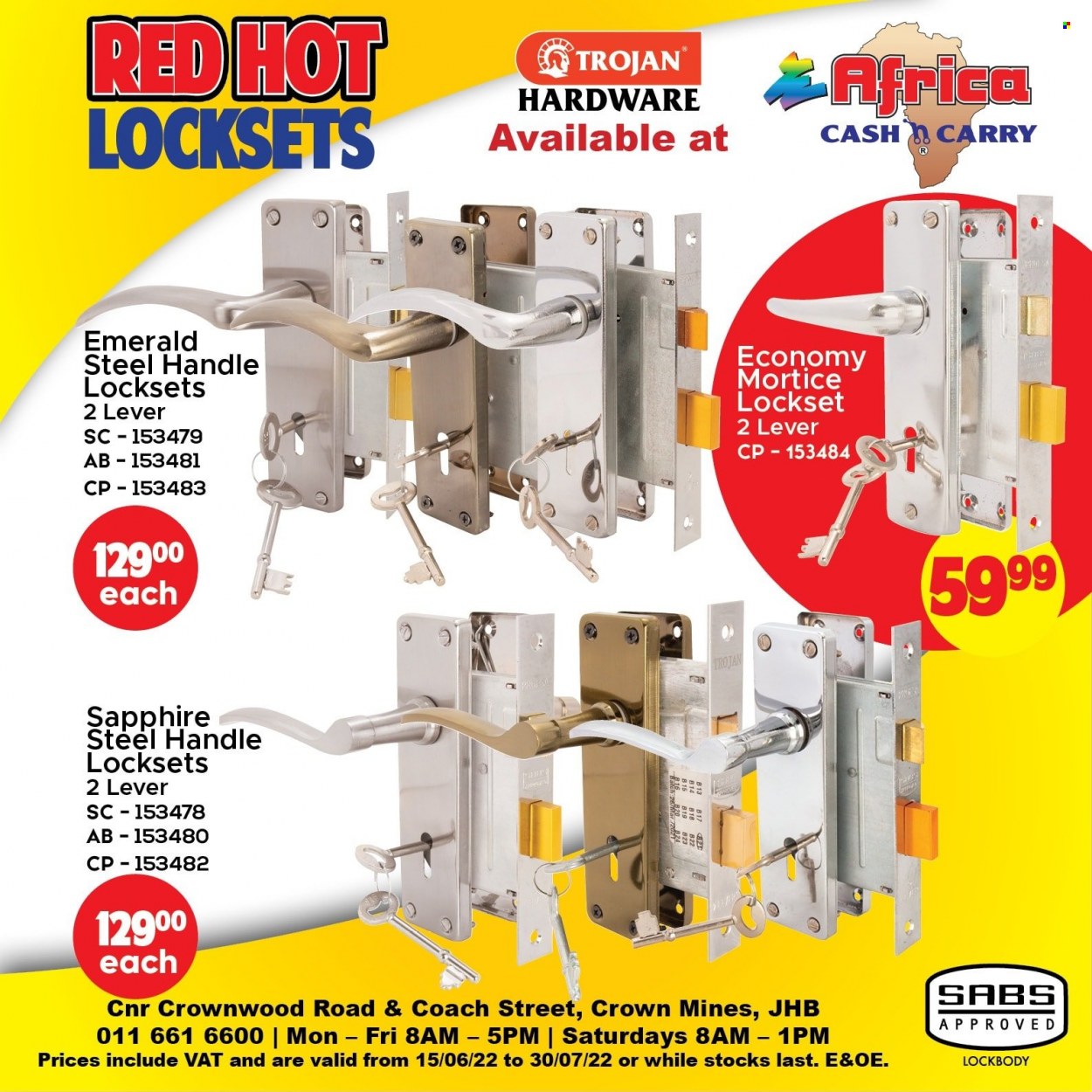 Africa Cash & Carry specials - 15/06/2022 - 30/07/2022. Page 1