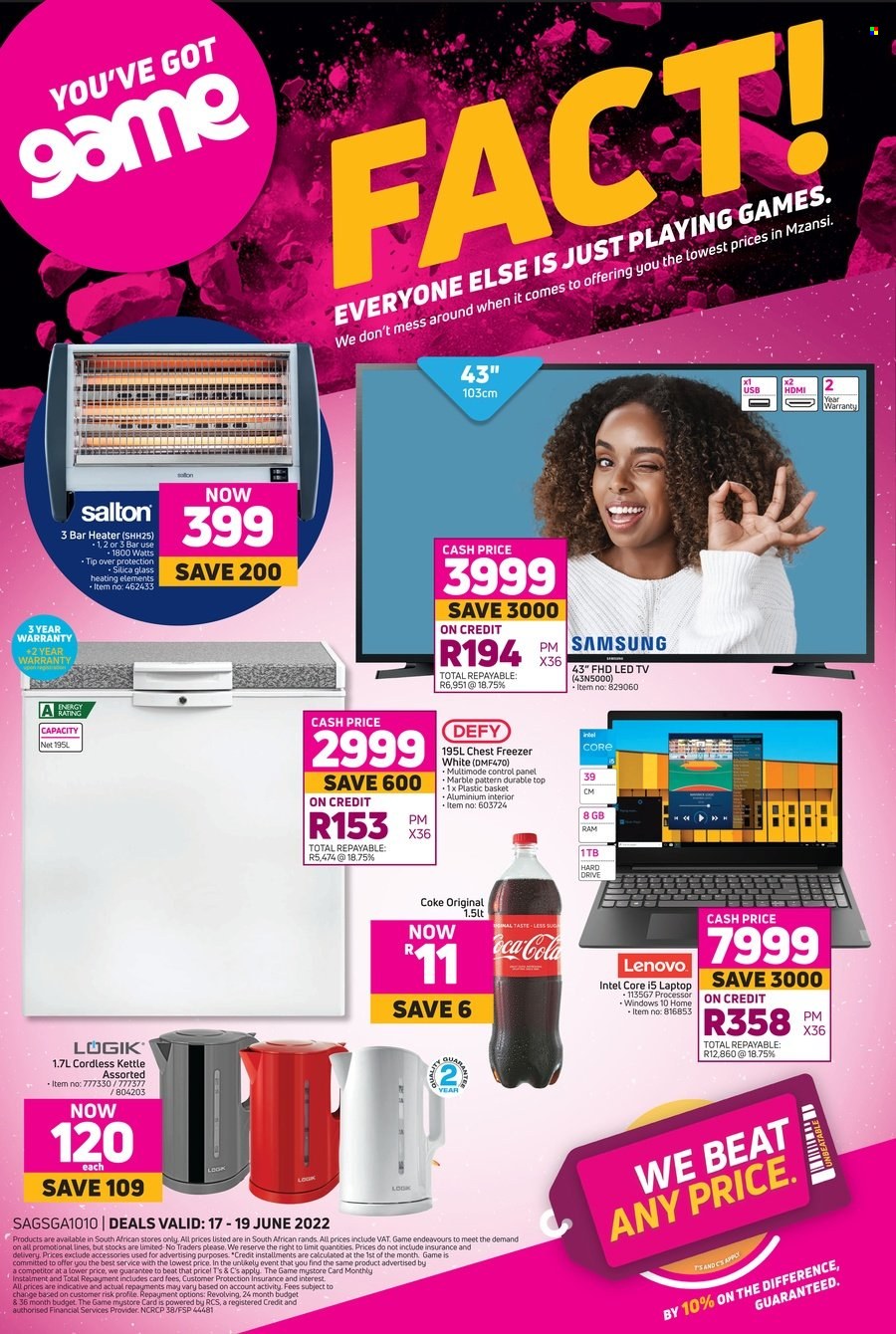 Game specials - 17/06/2022 - 19/06/2022. Page 1