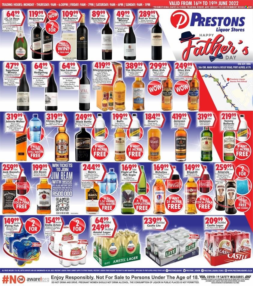 Prestons Liquor Stores specials - 16/06/2022 - 19/06/2022. Page 1