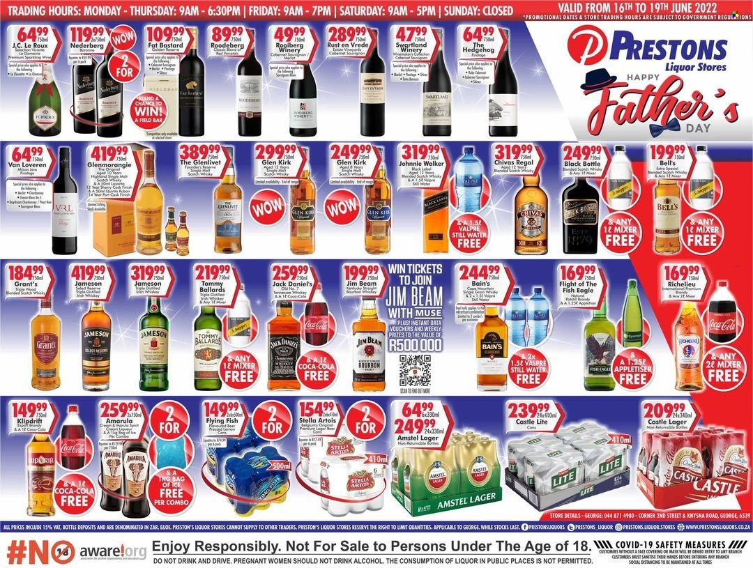 Prestons Liquor Stores specials - 16/06/2022 - 19/06/2022. Page 1