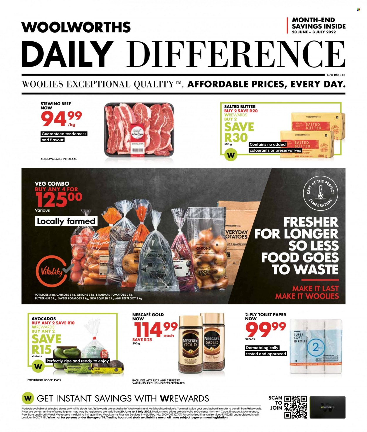 Woolworths specials - 20/06/2022 - 03/07/2022. Page 1