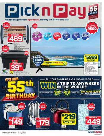 Pick n Pay catalogue  - 22/06/2022 - 04/07/2022.