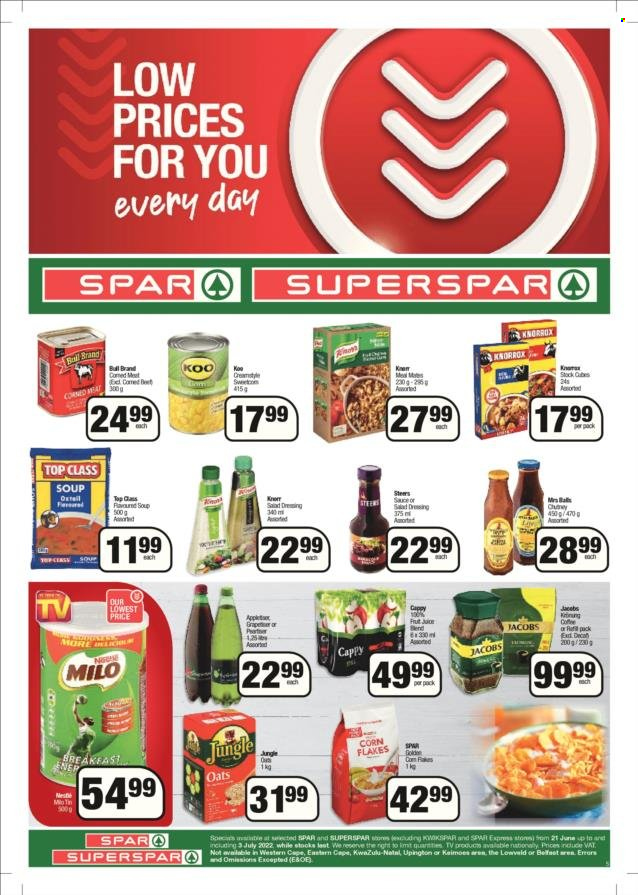 SPAR specials - 21/06/2022 - 03/07/2022. Page 15