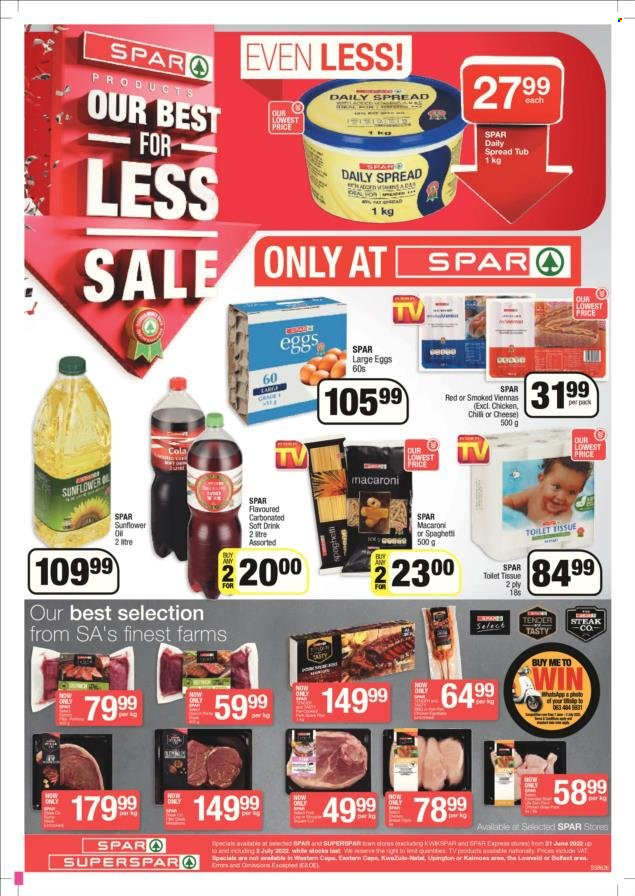 SPAR specials - 21/06/2022 - 03/07/2022. Page 1