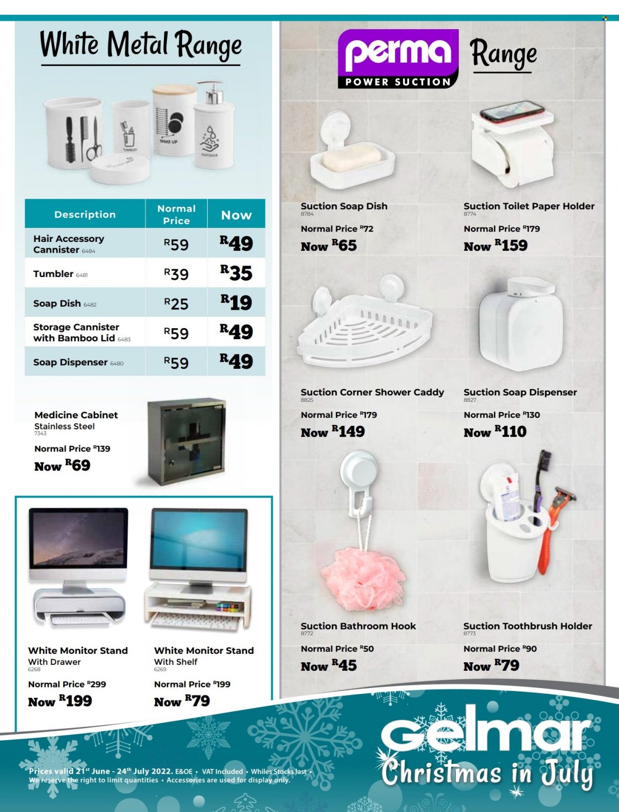 Gelmar specials - 21/06/2022 - 24/07/2022. Page 1