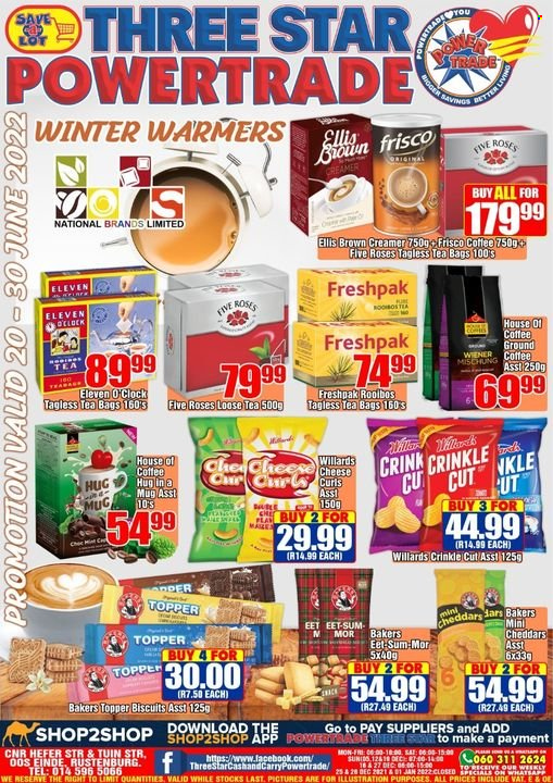 Three Star Cash and Carry specials - 20/06/2022 - 30/06/2022. Page 1
