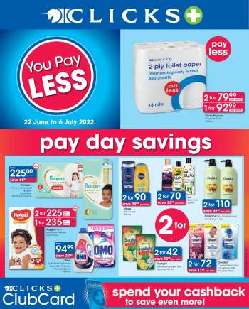 Clicks catalogue  - 22/06/2022 - 06/07/2022.