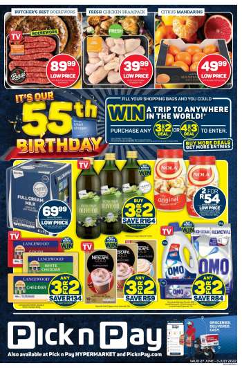 Pick n Pay catalogue  - 27/06/2022 - 03/07/2022.