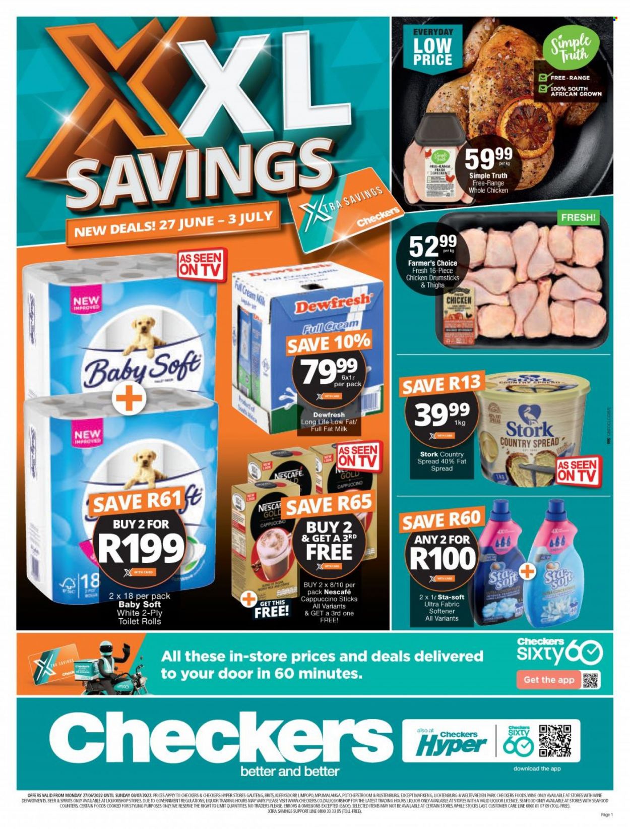Checkers specials - 27/06/2022 - 03/07/2022. Page 1