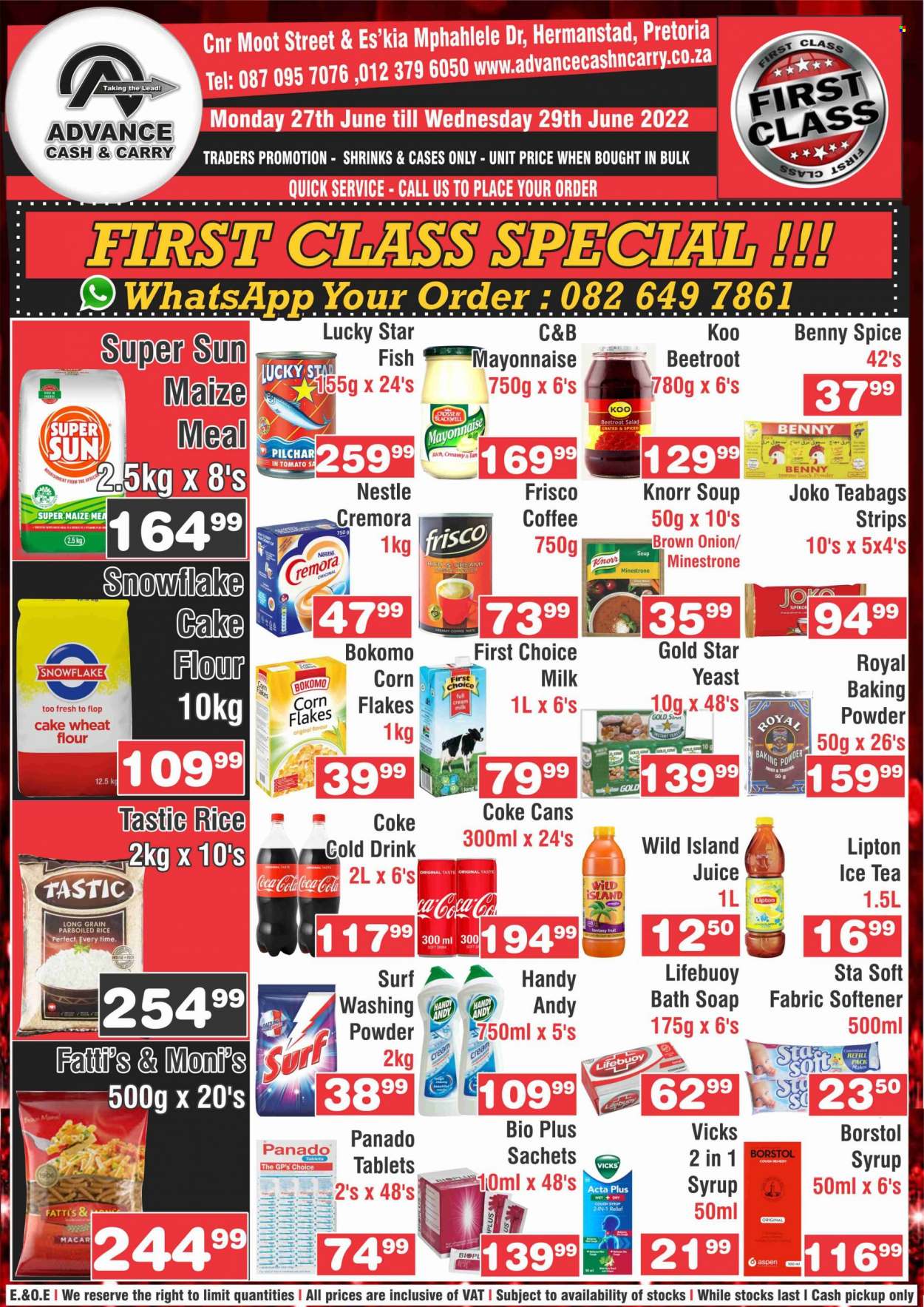 Advance Cash & Carry specials - 27/06/2022 - 29/06/2022. Page 1