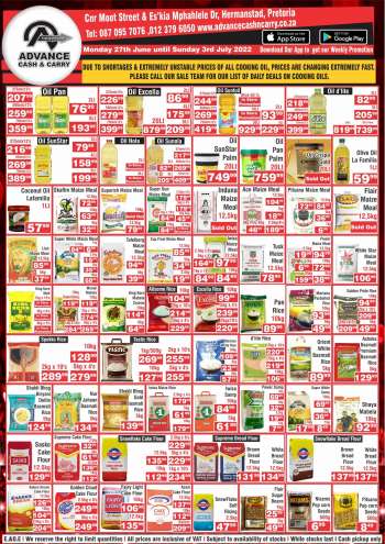 Advance Cash & Carry catalogue  - 27/06/2022 - 03/07/2022.