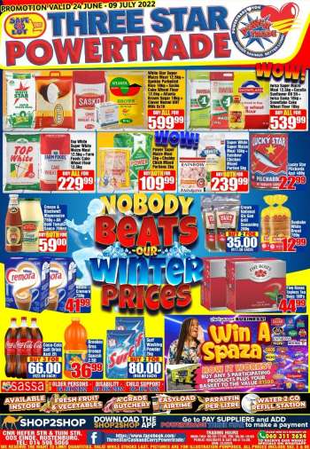 Three Star Cash and Carry catalogue  - 24/06/2022 - 09/07/2022.