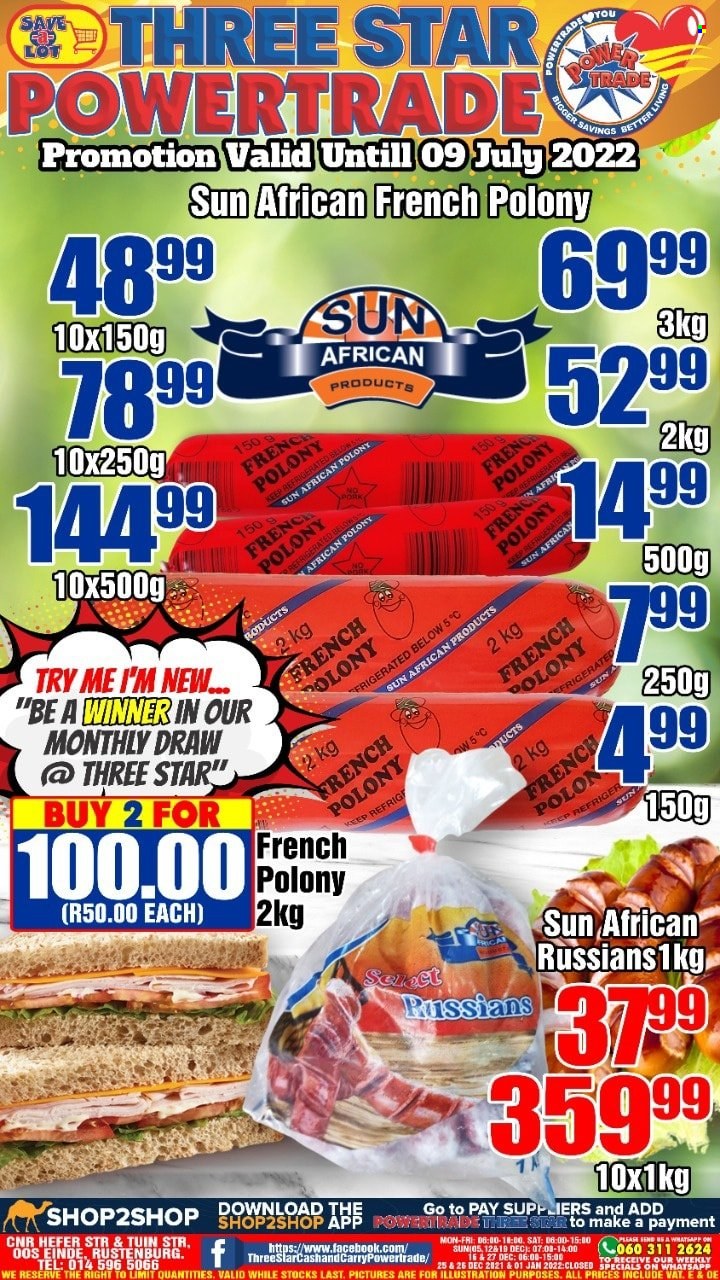 Three Star Cash and Carry specials - 24/06/2022 - 09/07/2022. Page 2