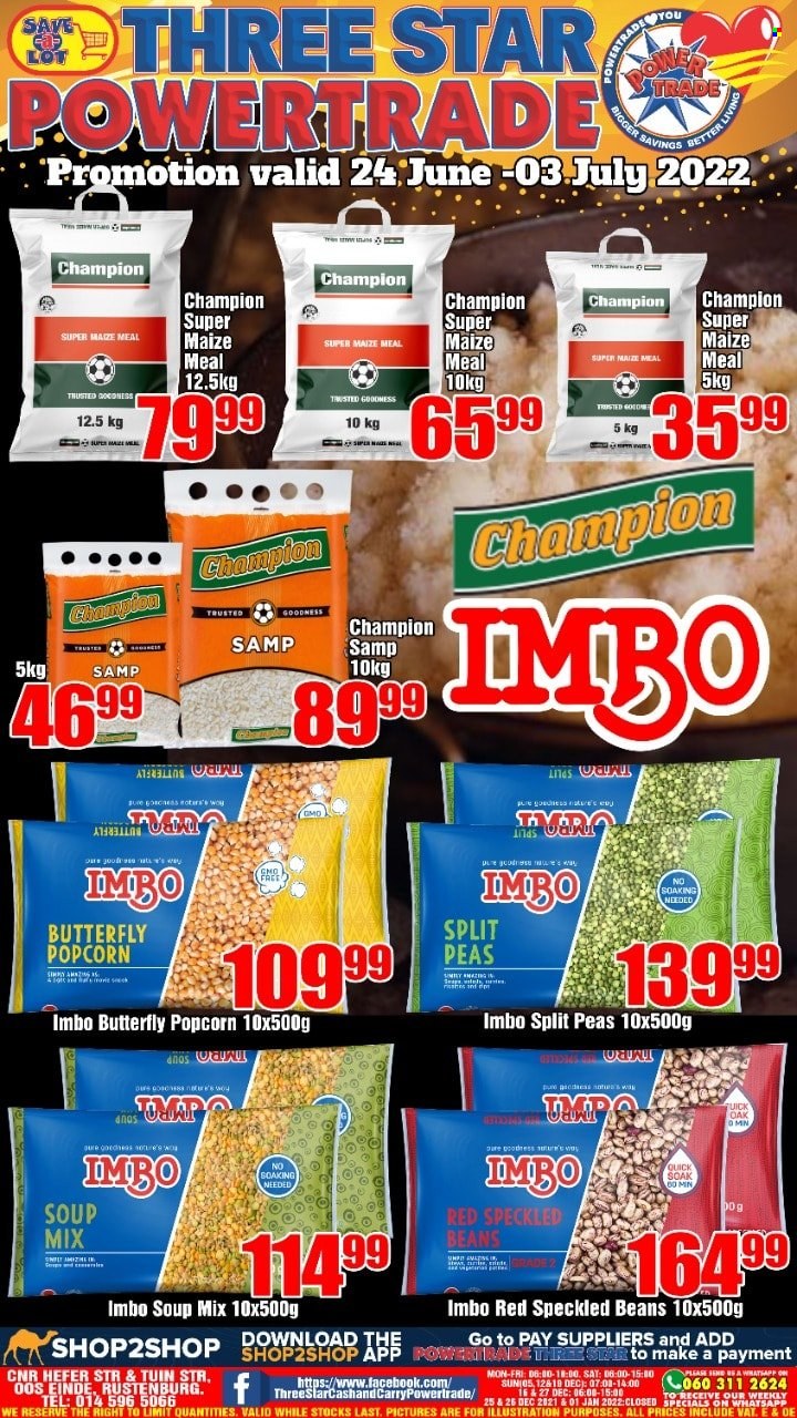 Three Star Cash and Carry specials - 24/06/2022 - 03/07/2022. Page 1