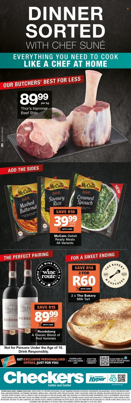 Checkers specials - 30/06/2022 - 03/07/2022. Page 1