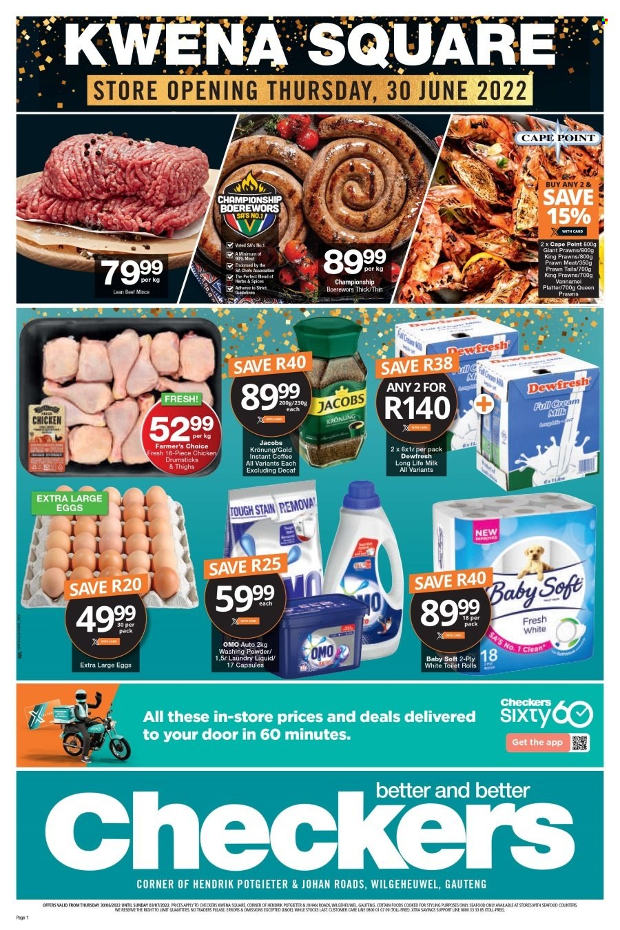 Checkers specials - 30/06/2022 - 03/07/2022. Page 1