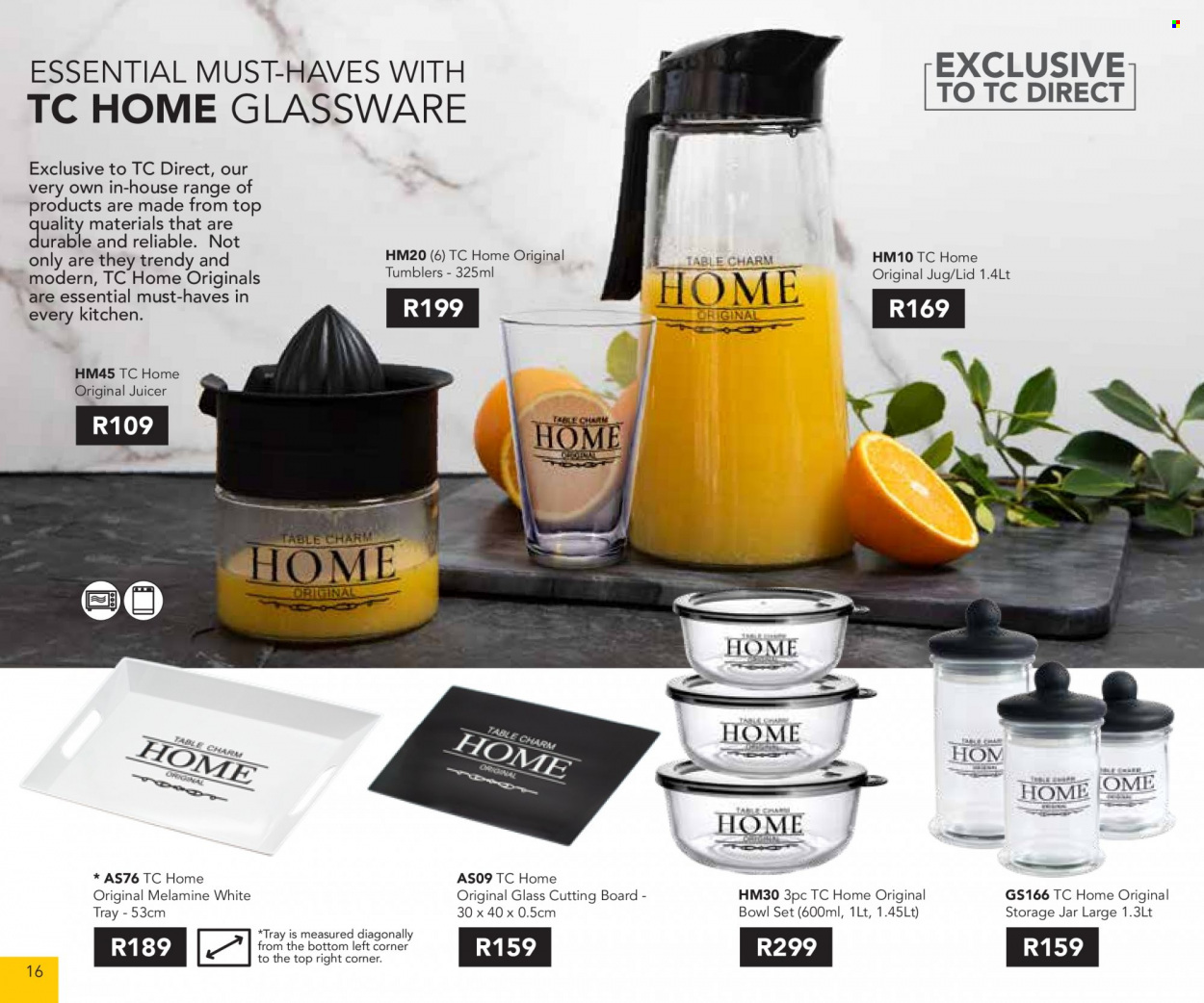 Table Charm Direct specials. Page 16