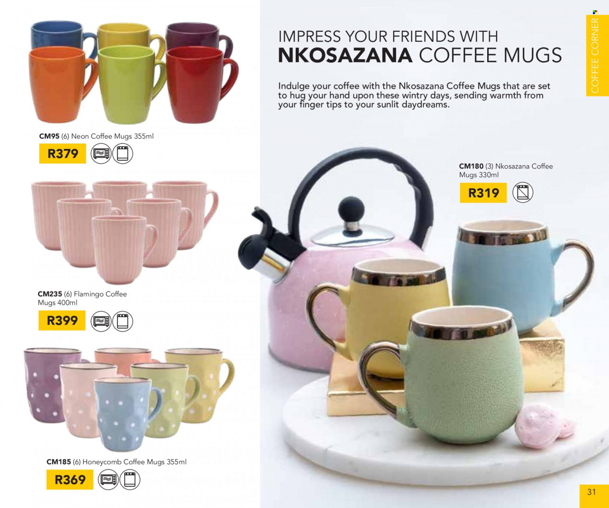 Table Charm Direct specials. Page 31
